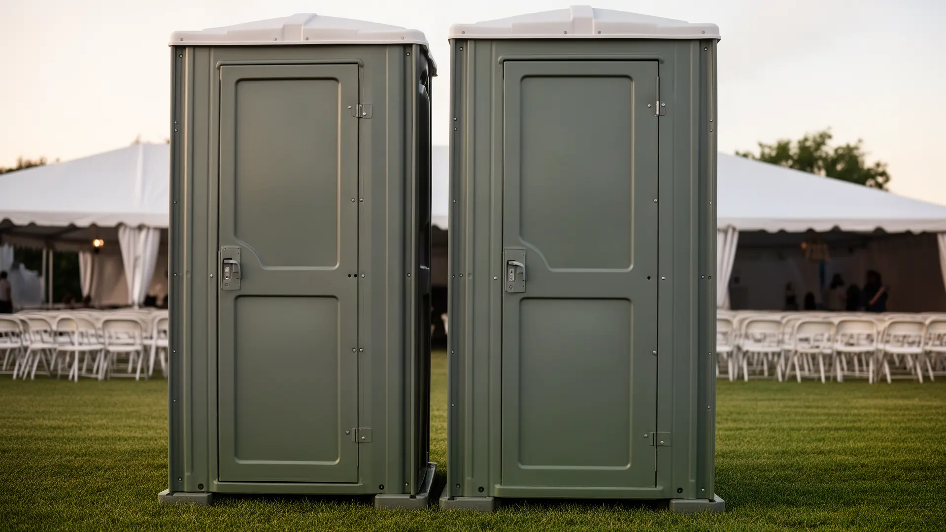 Clean porta potty unit from Clear Creek Porta Potty Rental in Bellaire, TX